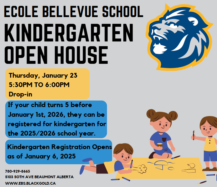 Kinder Open House Jan 23 2025
